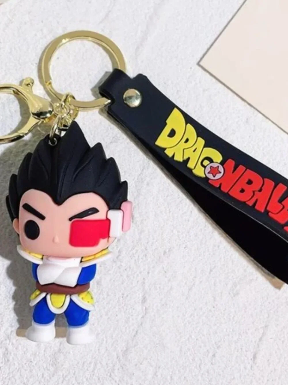 Dragon Ball Z 3D Funko Pop-style rubber keychains B6